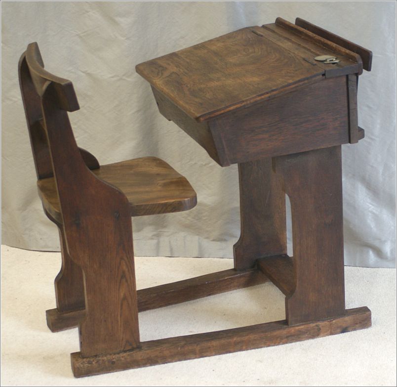 4031 Childs Antique School Desk. 0754 564 1953 (1 of 12)